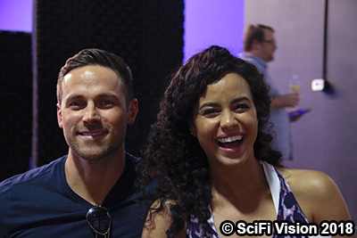 Dylan Bruce and Parisa Fitz-Henley